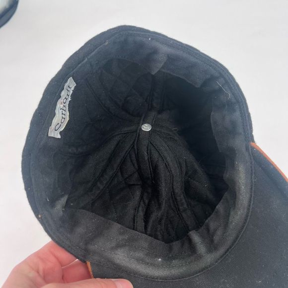 Carhartt Insulated Ear Flap Hat Size Large Brown quilted - Picture 5 of 7
